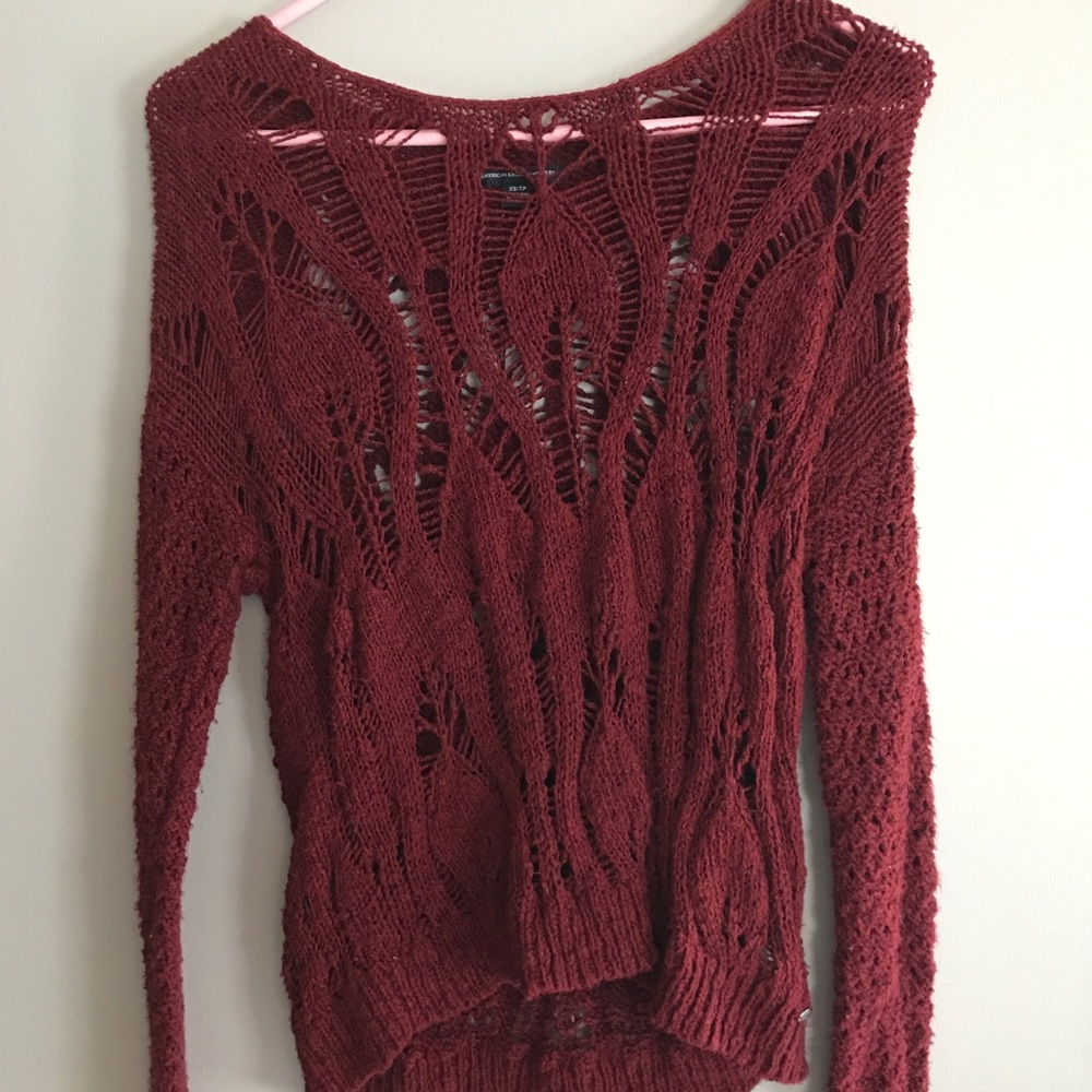 Maroon Pullover Sweater